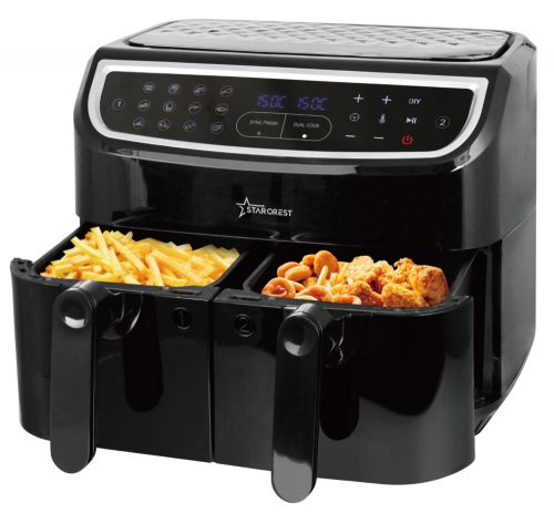 Starcrest air fryer olaj nélküli sütő fekete (SFR9024BK) (0393)