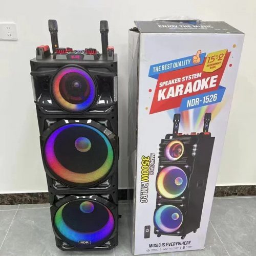 NDR SPEAKER KARAOKE PARTYBOX (NDR-1526)  (1487)