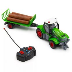   Farmer truck mezőgazdasági traktor rönkszállítóval távirányítós (QL6696) (1696)